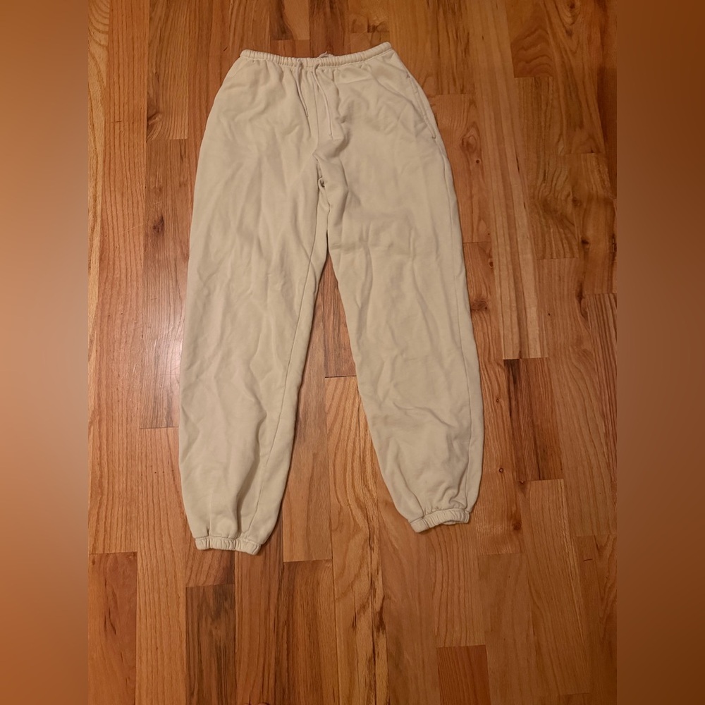 Brandy Melville pastel yellow Pajama Pants